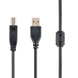 Cable USB, AM/BM, 3.0 m, USB2.0 Premium quality with ferrite core, CCF-USB2-AMBM-10 42842 фото 4