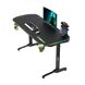 Gaming Desk Gamemax D140-Carbon RGB, 140x60x75cm, Headsets hook, Cup holder, Cable managment,RGB Led 135022 фото 9
