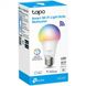TP-LINK "Tapo L530E", Smart Wi-Fi LED Bulb with Dimmable Light, Multicolor, 2500-6500K, 806lm 131067 фото 2