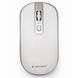 Wireless Mouse Gembird MUSW-4B-06-WS, 800-1600 dpi, 4 buttons, Ambidextrous, 1xAA, White/Silver 145964 фото 1