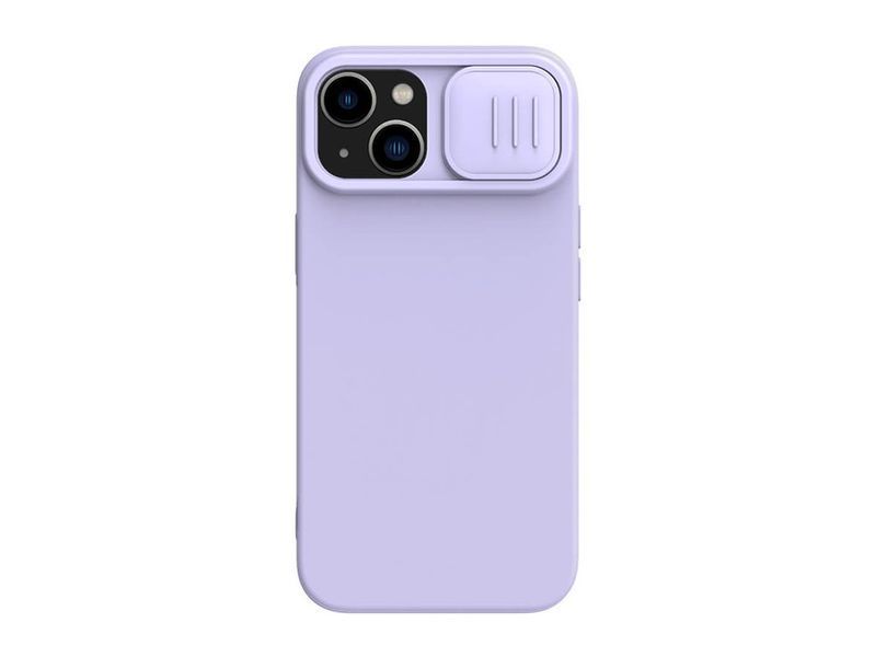 Nillkin Apple Smartphone Apple iPhone 14, CamShield Silky Silicone Case, Misty Purple 146007 Imagini