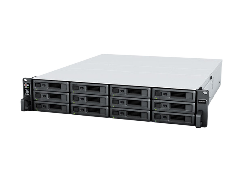 SYNOLOGY "RS2423RP+",12-bay, 4-core AMD Ryzen 3.35-3.6Ghz, 8Gb*1+1Slot, 1x10GbE, 2x1GbE, PCIe, 2xPSU 202394 фото