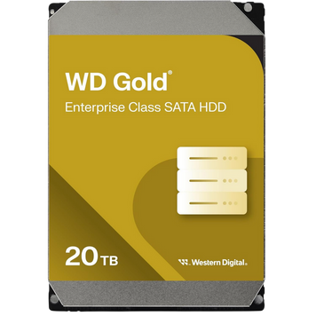 3.5" HDD 20.0TB-SATA-512MB Western Digital "Gold (WD203KRYZ)", Enterprise, CMR, 24/7, 7200rpm, 2.5M 251279 Imagini