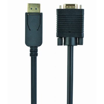 Cable DP to VGA 1.8m Cablexpert, CCP-DPM-VGAM-6 110703 фото