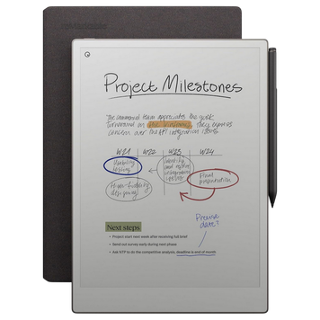 reMarkable Paper Pro Bundle with Marker Plus Book Folio Mosaic, Weave Basalt 246203 фото
