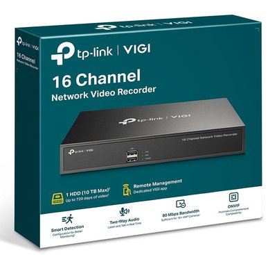 TP-Link "VIGI NVR1016H", 16 Channel Network Video Recorder 132144 фото