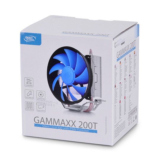 AC Deepcool "GAMMAXX 200T" (17.8-26dBA, 900-1600RPM, 54.25CFM, 120mm, 100W, 361g) 76345 фото