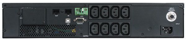 UPS PowerCom SRT-1000, 1000VA/900W, Smart Line Interactive, Pure Sinewave, LCD, AVR, USB, 8xIEC 132331 фото