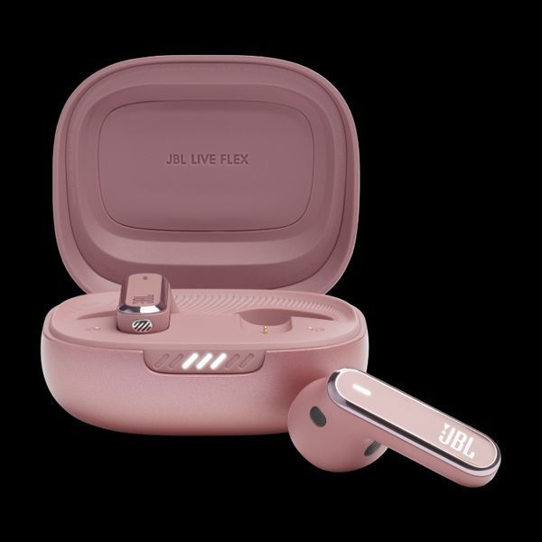 True Wireless JBL LIVE Flex Pink TWS True Adaptive Noise Cancelling 206233 Imagini