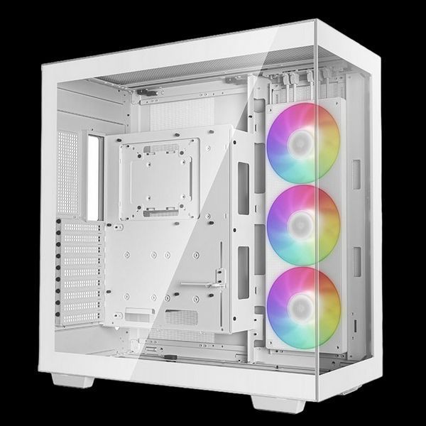 Case EATX Deepcool CH780, w/o PSU, 1x420mm ARGB Ventilator, 4xUSB3.0, 1xUSB-C, Vertical GPU mount, Dual cha 213977 Imagini