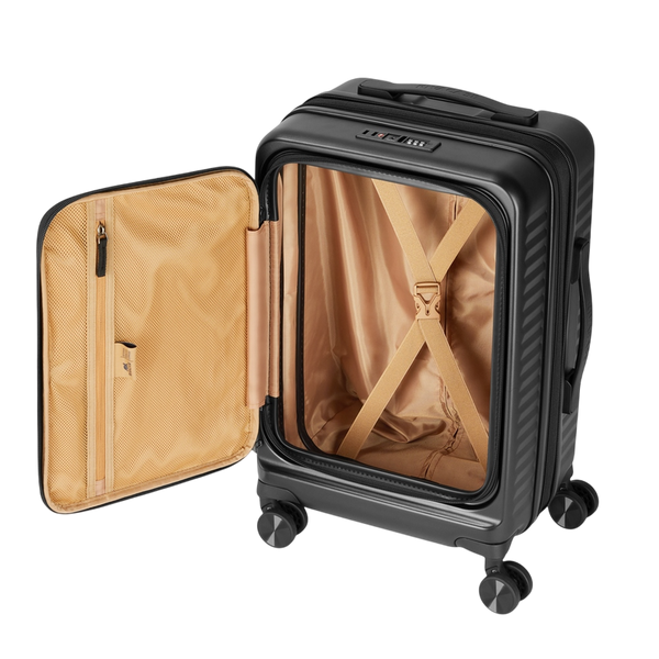 RIVACASE 8180 black Clark-ECO Hardshell carry-on hand cabin luggage 20"/34L 267648 фото