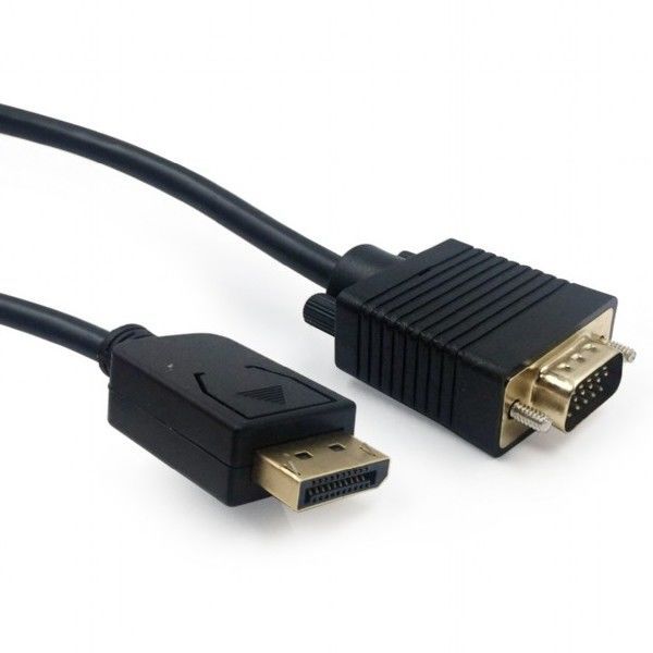 Cable DP to VGA 1.8m Cablexpert, CCP-DPM-VGAM-6 110703 фото