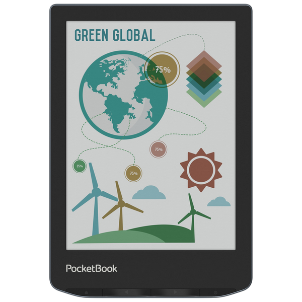 eBook Reader PocketBook 634K3 Verse PRO COLOR, Stormy Sea, 6" E Ink Kaleido 3, (1448&times;1072) 228589 Imagini