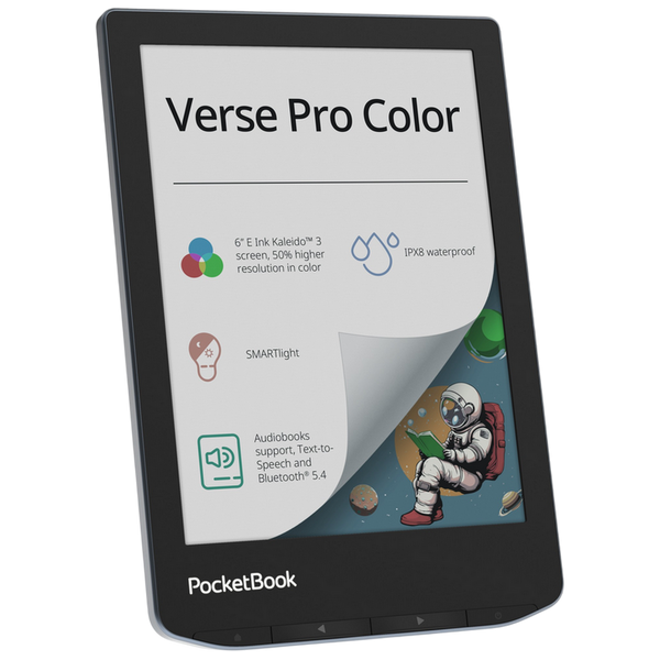 eBook Reader PocketBook 634K3 Verse PRO COLOR, Stormy Sea, 6" E Ink Kaleido 3, (1448&times;1072) 228589 Imagini
