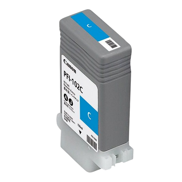 Ink Cartridge Canon PFI-102C cyan,130ml for iPF765,760,755,750,720,710,700,655,650,610,605 40199 Imagini