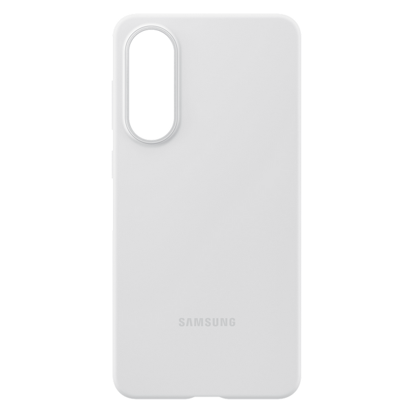Original Sam. silicone cover Galaxy S25 Edge, Light Gray 239831 Imagini