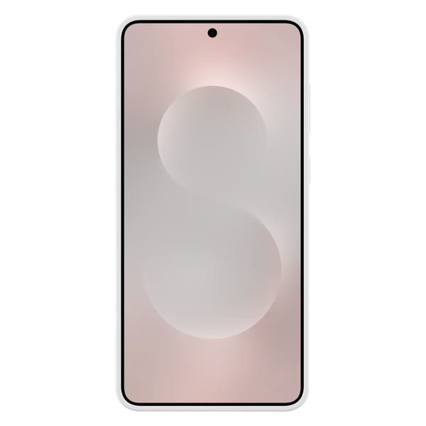 Original Sam. silicone cover Galaxy S25 Edge, Light Gray 239831 Imagini