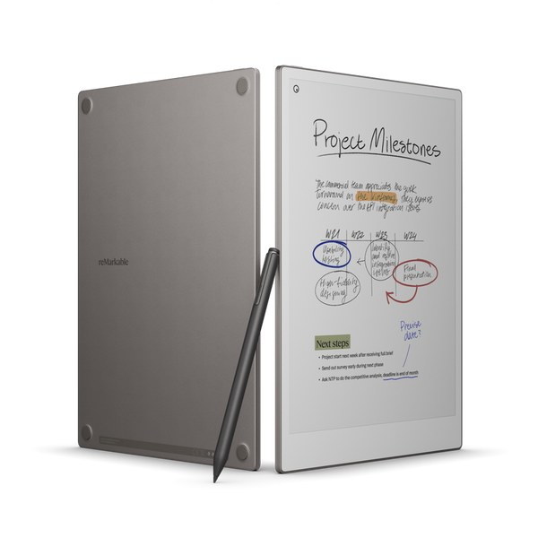 reMarkable Paper Pro Bundle with Marker Plus Book Folio Mosaic, Weave Basalt 246203 фото
