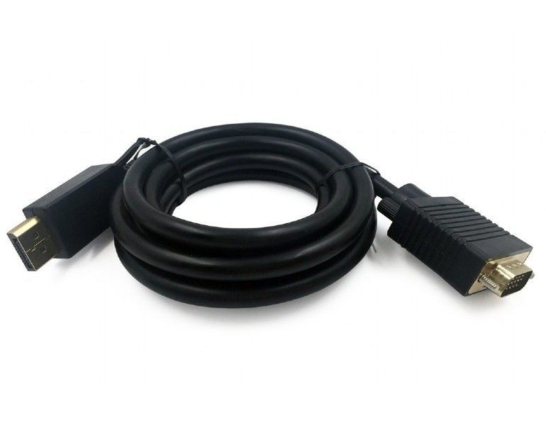 Cable DP to VGA 1.8m Cablexpert, CCP-DPM-VGAM-6 110703 фото