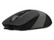 Mouse A4Tech FM10, Optical, 600-1600 dpi, 4 buttons, Ambidextrous, 4-Way Wheel, Black/Grey, USB 112655 фото 3