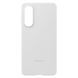 Original Sam. silicone cover Galaxy S25 Edge, Light Gray 239831 Imagini 7