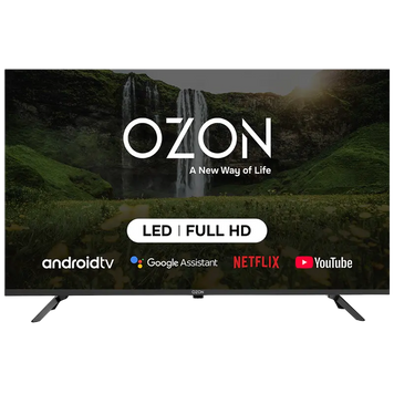 40" LED SMART TV OZON H40FN7500S, Full HD, Google TV, Black 242332 Imagini