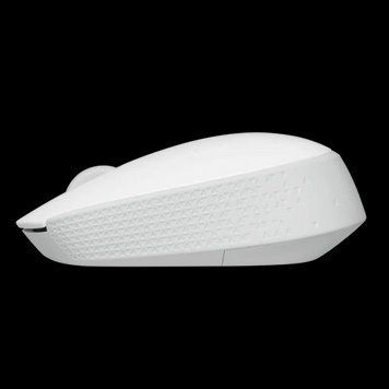 Wireless Mouse Logitech M171, 1000 dpi, 3 buttons, Ambidextrous, 69,3g., 1xAA, 2.4Ghz, White 210563 фото