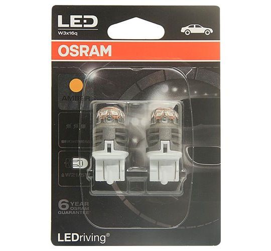 Светодиодные лампы OSRAM W21W для лампы паваротника 6594168 фото