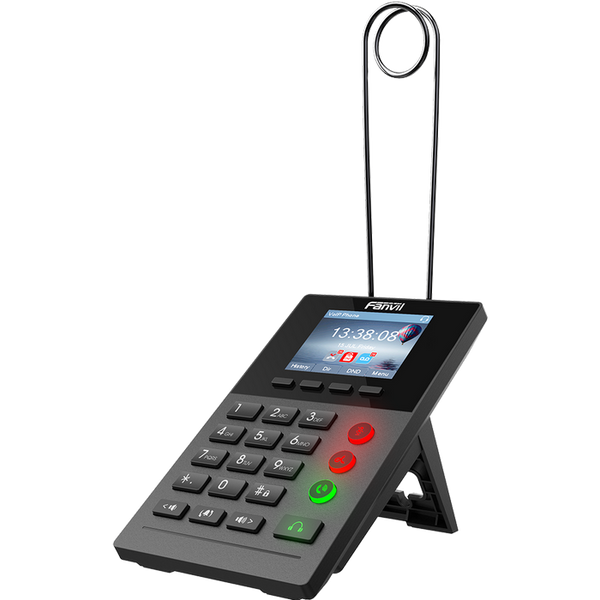 Вентиляторvil X2P Black, Professional Call Center Phone with PoE and Color Display 85557 фото