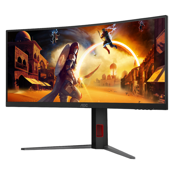 34" AOC CU34G4, Black, Curved-VA, 3440x1440, 180Hz, AdaptiveSync, 1msMPRT, 430cd, HDR10, HDMI+DP+USB 243832 фото