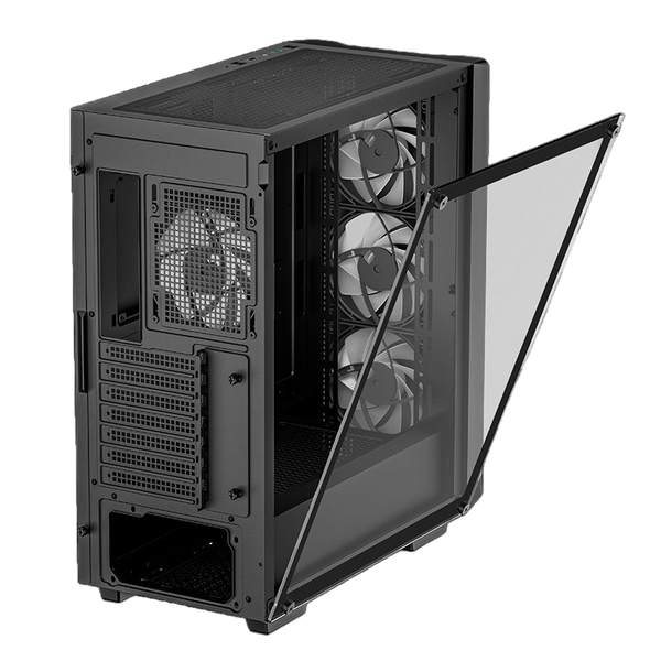 Case ATX Deepcool CC560 v2, w/o PSU, 4x120mm LED Ventilators, USB3.0, USB2.0, Mesh Front, Tempered Glass, 213993 Imagini