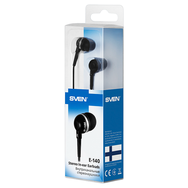 Earphones SVEN E-140 Black 122659 фото
