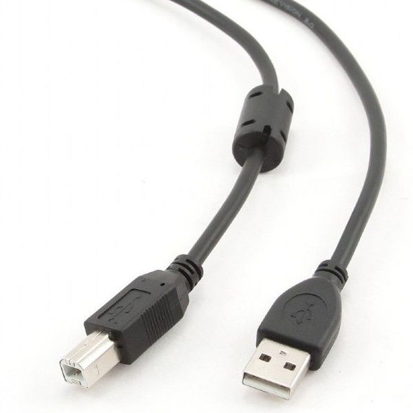 Cable USB, AM/BM, 3.0 m, USB2.0 Premium quality with ferrite core, CCF-USB2-AMBM-10 42842 фото