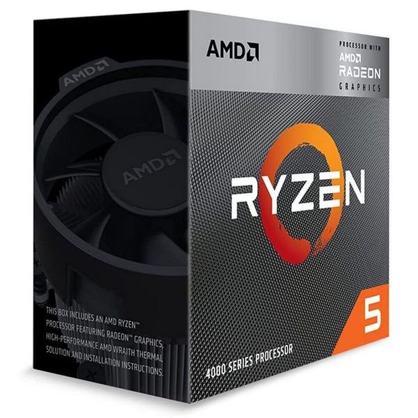 APU AMD Ryzen 5 4600G (3.7-4.2GHz, 6C/12T, L3 8MB, 7nm, Radeon Graphics, 65W), AM4, Box 200146 фото
