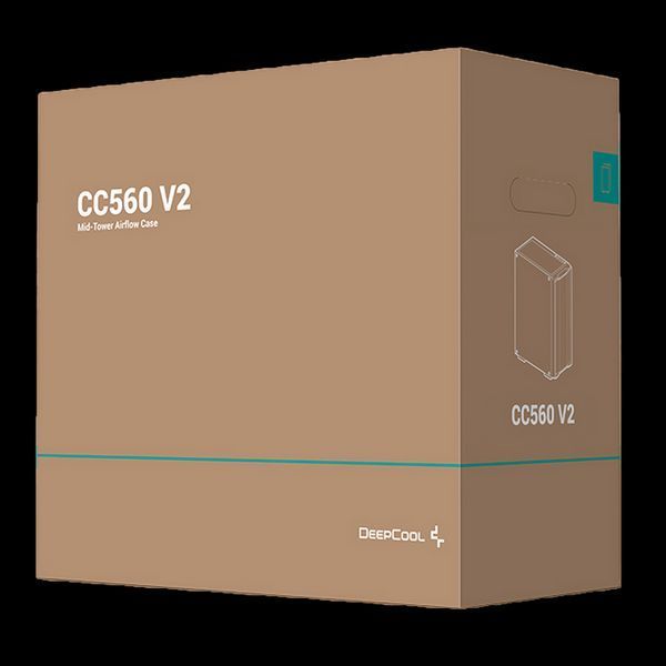 Case ATX Deepcool CC560 v2, w/o PSU, 4x120mm LED Ventilators, USB3.0, USB2.0, Mesh Front, Tempered Glass, 213993 Imagini