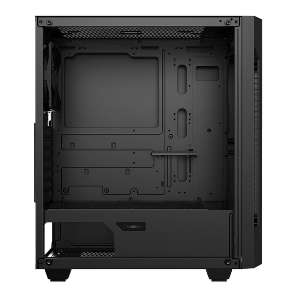 Case ATX GAMEMAX Fortress TG, w/o PSU, 0.5mm, 3x120mm Вентиляторs, PWM Hub, Tempered Glass, Dust Filter, 1x 109595 фото