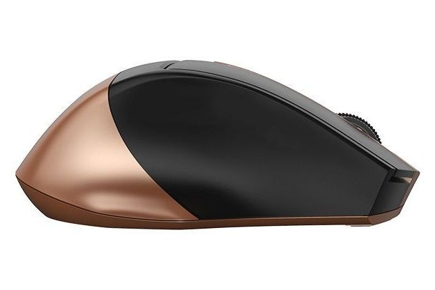 Wireless Mouse A4Tech FG35, Optical, 1000-2000 dpi, 6 buttons, Ergonomic, 1xAA, Black/Bronze, USB 112671 фото