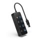 USB 3.0 Hub 4-port with switches, Gembird "UHB-U3P4-01", Black 203024 фото 3