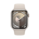 Apple Watch Series 9 GPS, 41mm Starlight Aluminium Case with Starlight Sport Band - S/M,MR8T3 210841 фото 4