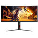 34" AOC CU34G4, Black, Curved-VA, 3440x1440, 180Hz, AdaptiveSync, 1msMPRT, 430cd, HDR10, HDMI+DP+USB 243832 фото 1