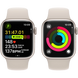 Apple Watch Series 9 GPS, 41mm Starlight Aluminium Case with Starlight Sport Band - S/M,MR8T3 210841 фото 1