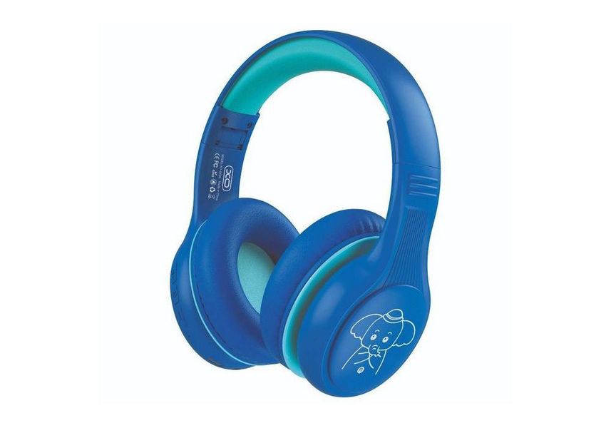 XO Bluetooth Headphones Kids, BE26 stereo, Blue 140786 фото