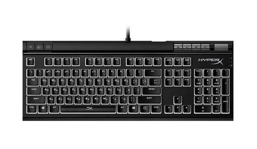 Gaming Keyboard HyperX Alloy Elite 2, Mechanical, Media keys, Steel frame, USB 2.0 pass-through, RGB 116632 фото