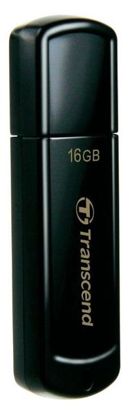 16GB USB2.0 Flash Drive Transcend "JetFlash 350", Black, Classic Cap (R/W:18/6MB/s) 49916 фото