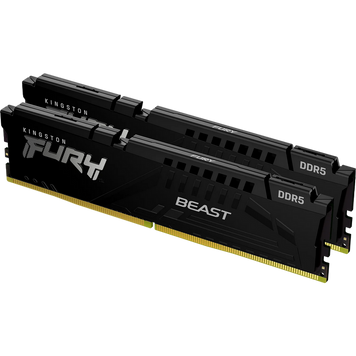 64GB DDR5-6000MHz Kingston FURY Beast (Kit of 2x32GB) (KF560C30BBEK2-64), CL30-36-36, 1.4V, AMD EXP 225024 фото