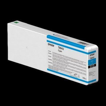 Ink Cartridge Epson T55K200 UltraChrome HDX/HD 700 ml, Cyan / C13T804200 206666 фото