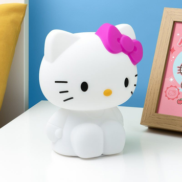 Lampa Led Paladone Sanrio Hello Kitty Silicone Light Rechargeable Battery PP13694HK 234358 Imagini