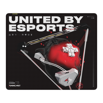 Gaming Mouse Pad HATOR TONN eSports L (HTP-033), MAINCAST edition, black 245667 фото