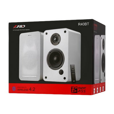 Speakers F&D R40BT White, 40W, Bluetooth 209936 фото