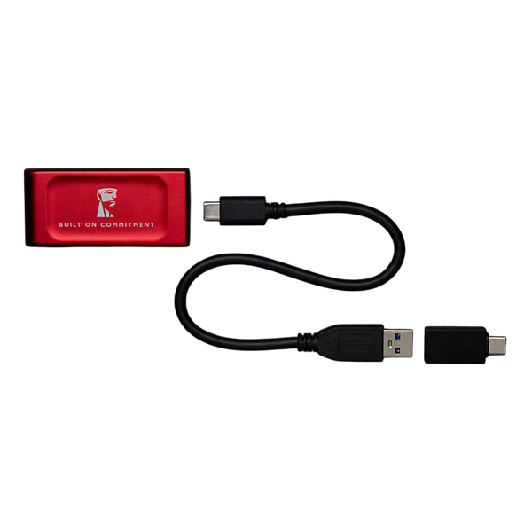 2.0TB Kingston External Portable SSD XS1000 BoC Red, USB 3.2 Gen 2 (69.5x32.6x13.5mm, 28.7g, R/W:105 234549 Imagini